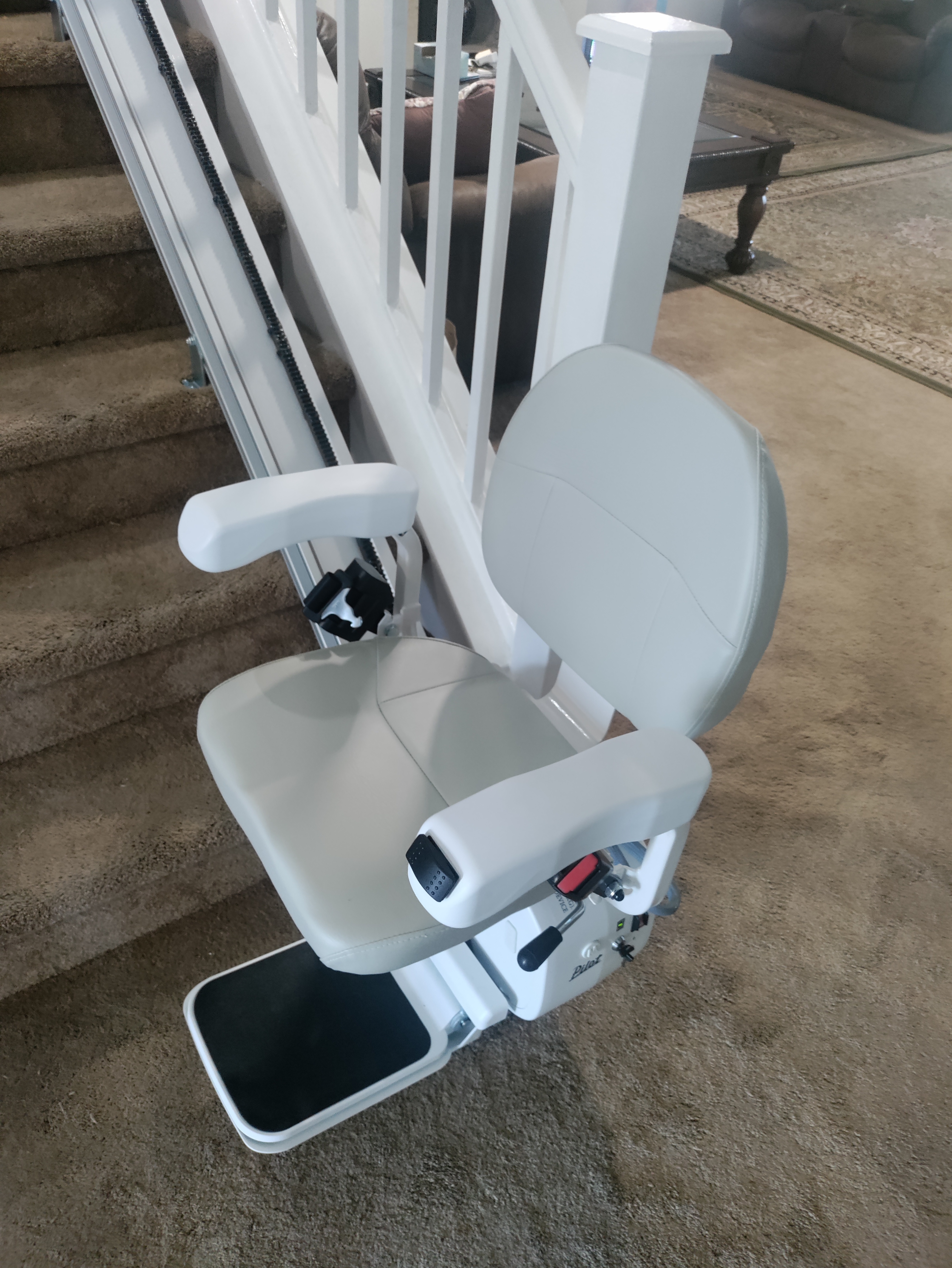 Shown at the Bottom of the Stairs