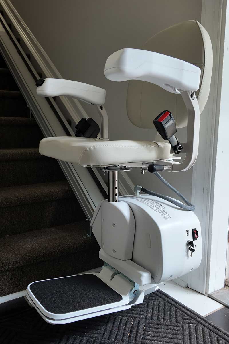 Angled View at the Bottom of the Stairs